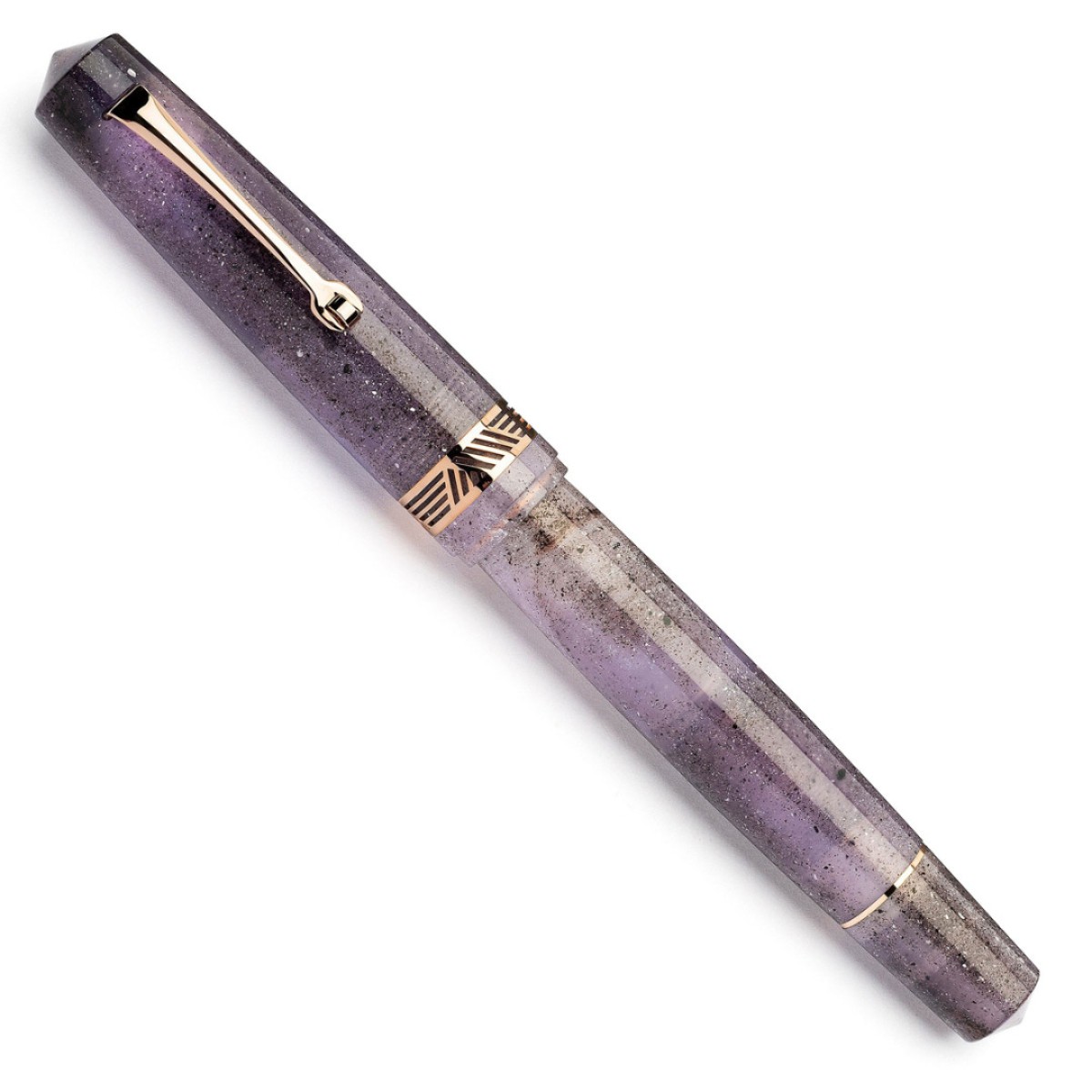 Leonardo Officina Italiana - Momento Magico - Amethyst RGT 2025 - Fountain pen - 14Kt. Gold nib