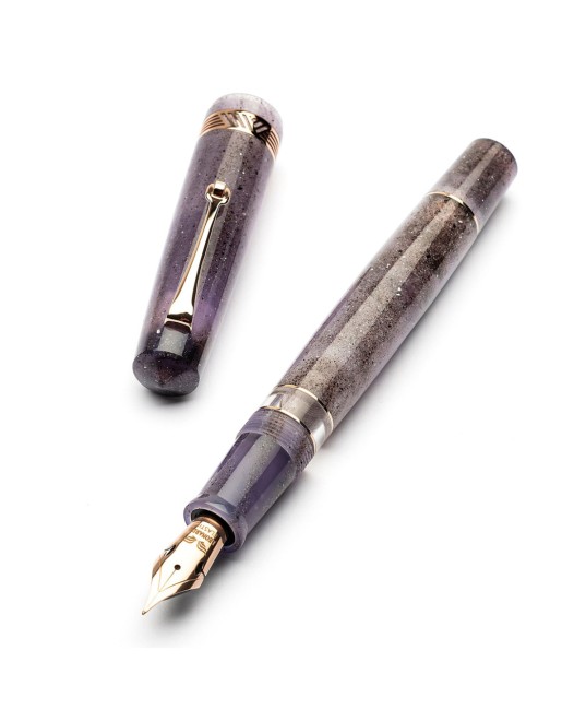 Leonardo Officina Italiana - Momento Magico - Amethyst RGT 2025 - Fountain pen - 14Kt. Gold nib