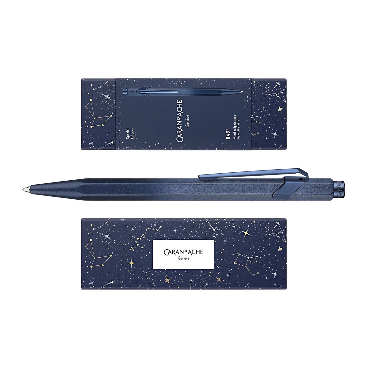 Caran d'Ache - 849 - Cosmic - Penna a sfera - Blue