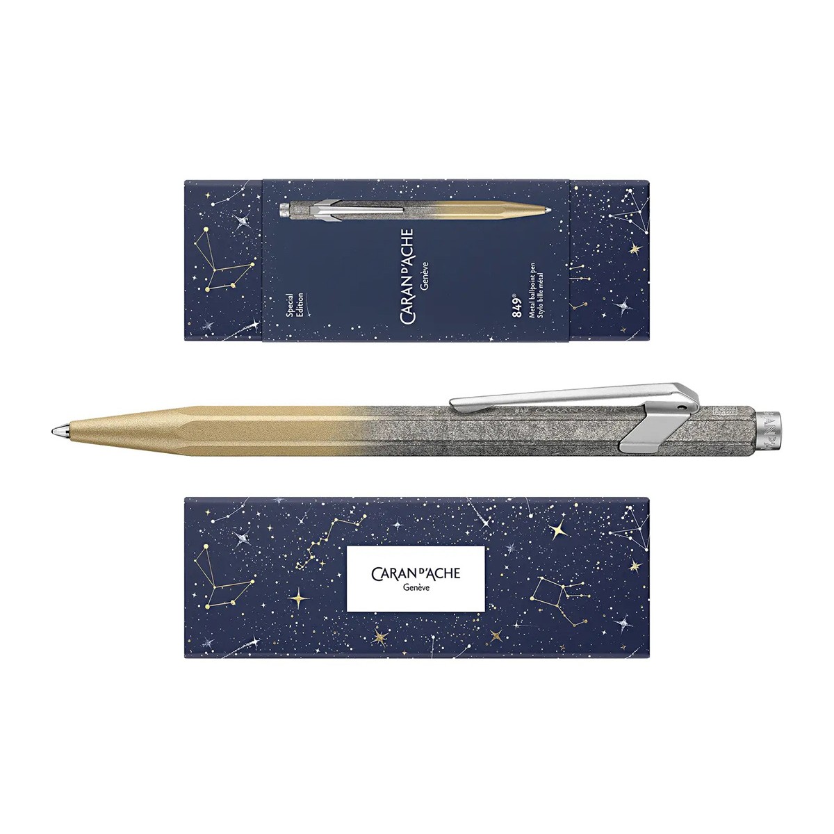 Caran d'Ache - 849 - Cosmic - Penna a sfera - Gold