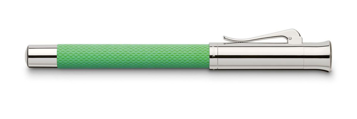 Penna stilografica Graf Von Faber-Castell Guilloche Viper verde