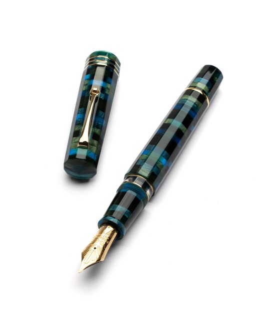 Leonardo Officina Italiana - Dodici (Twelve) - Mosaico GT - Fountain pen - 14kt. Gold Nib