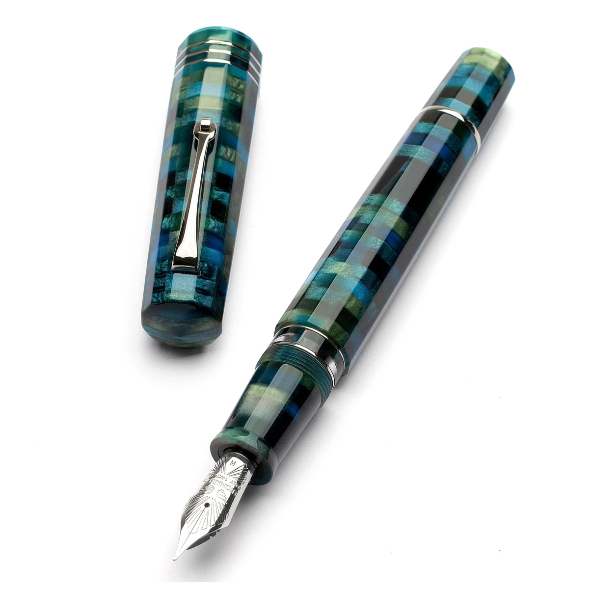 Leonardo Officina Italiana - Dodici (Twelve) - Mosaico ST - Fountain pen - 14kt. Gold Nib