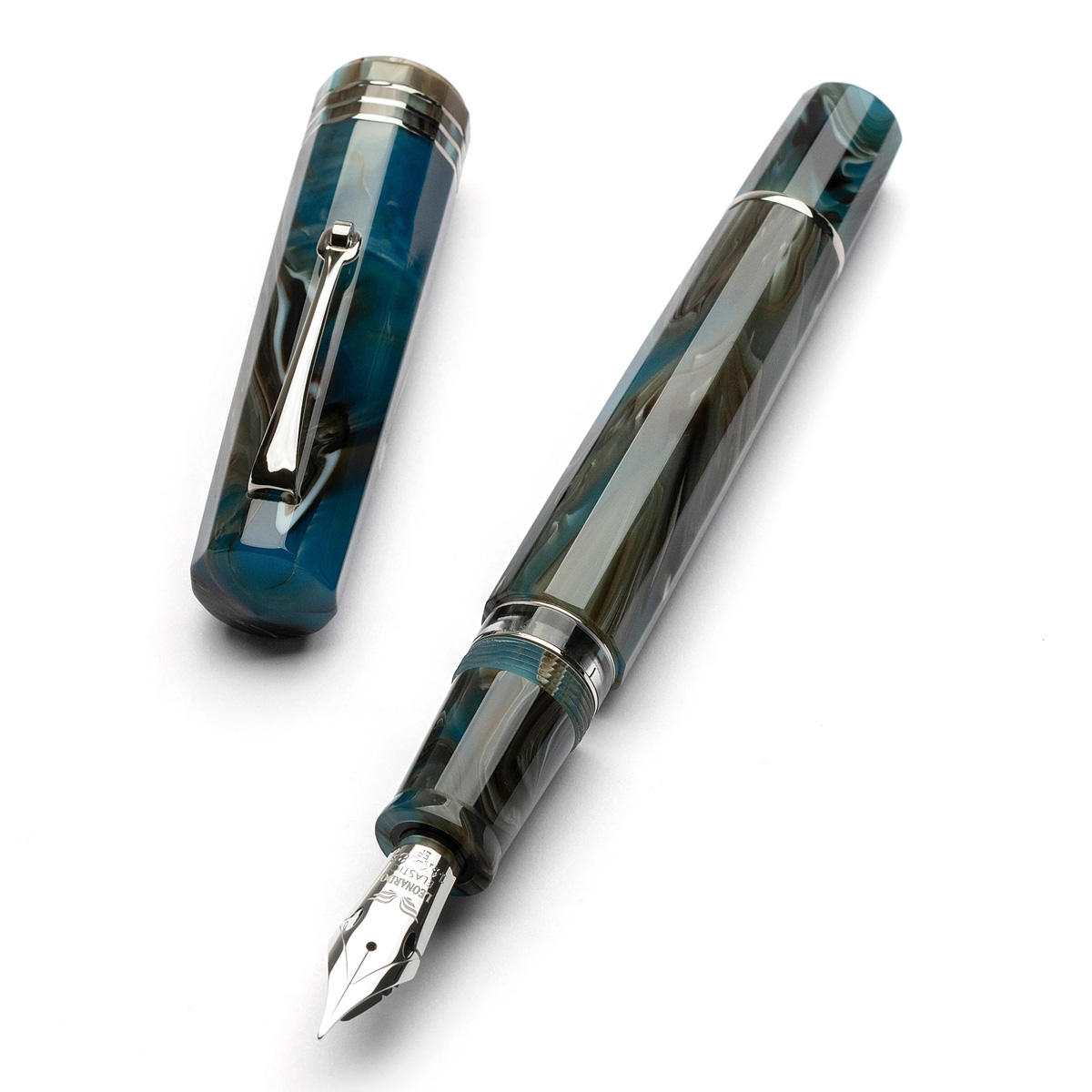 Leonardo Officina Italiana - Dodici (Twelve) - Magmatica ST - Fountain pen - 14kt. Gold Nib