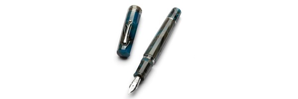 Leonardo Officina Italiana - Dodici (Twelve) - Magmatica ST - Fountain pen - 14kt. Gold Nib