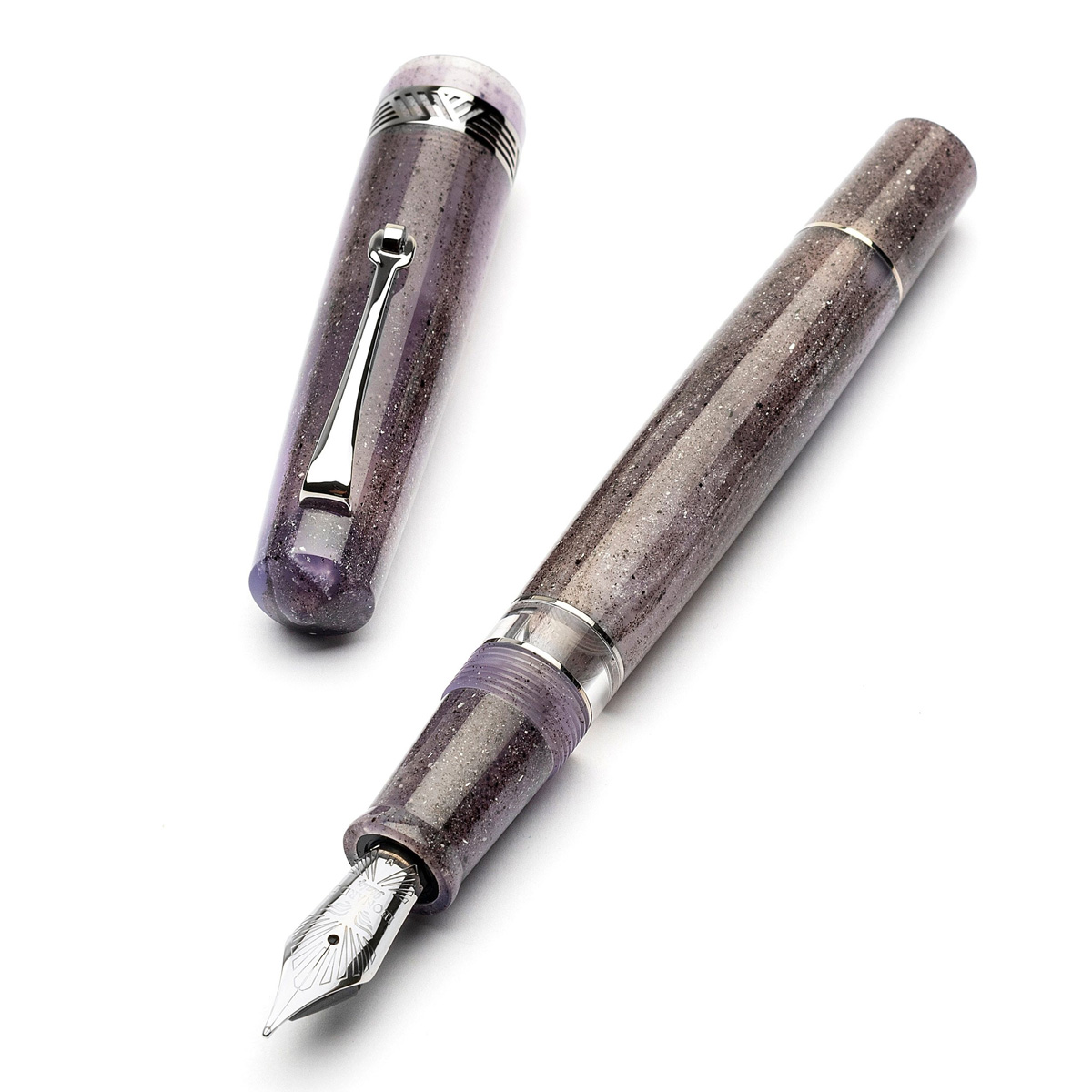 Leonardo Officina Italiana - Momento Magico - Amethyst ST 2025 - Fountain pen - 14kt. Gold nib