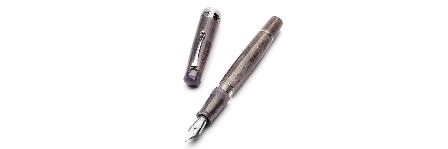 Leonardo Officina Italiana - Momento Magico - Amethyst ST 2025 - Fountain pen - 14kt. Gold nib