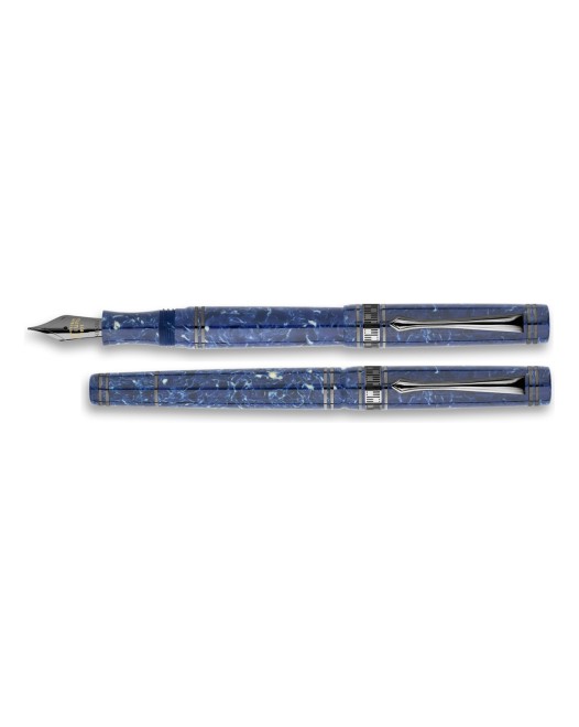 Nettuno - Superba Sapphire L.E. Ruthenium - Fountain Pen