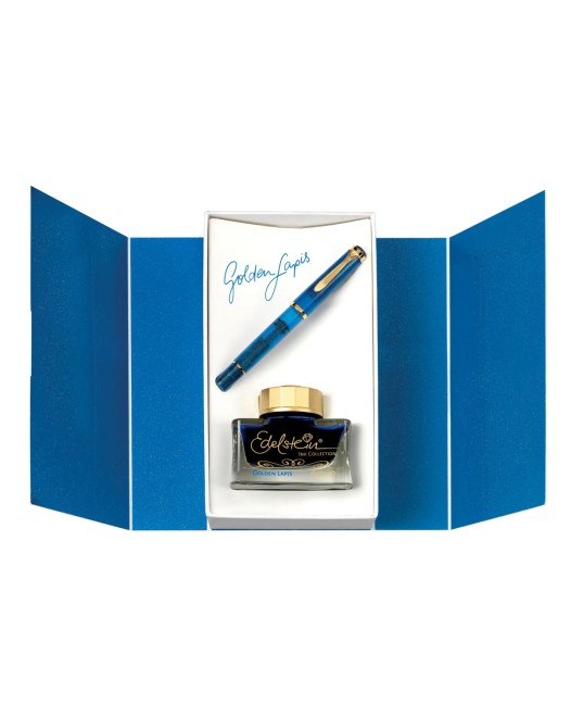 Pelikan - M200 Golden Lapis Set - Fountain Pen