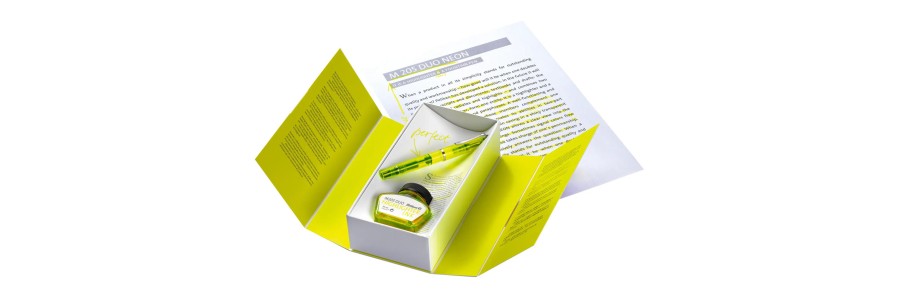 Pelikan - Classic M205 - DUO Highlighter Neon Yellow - Fountain Pen